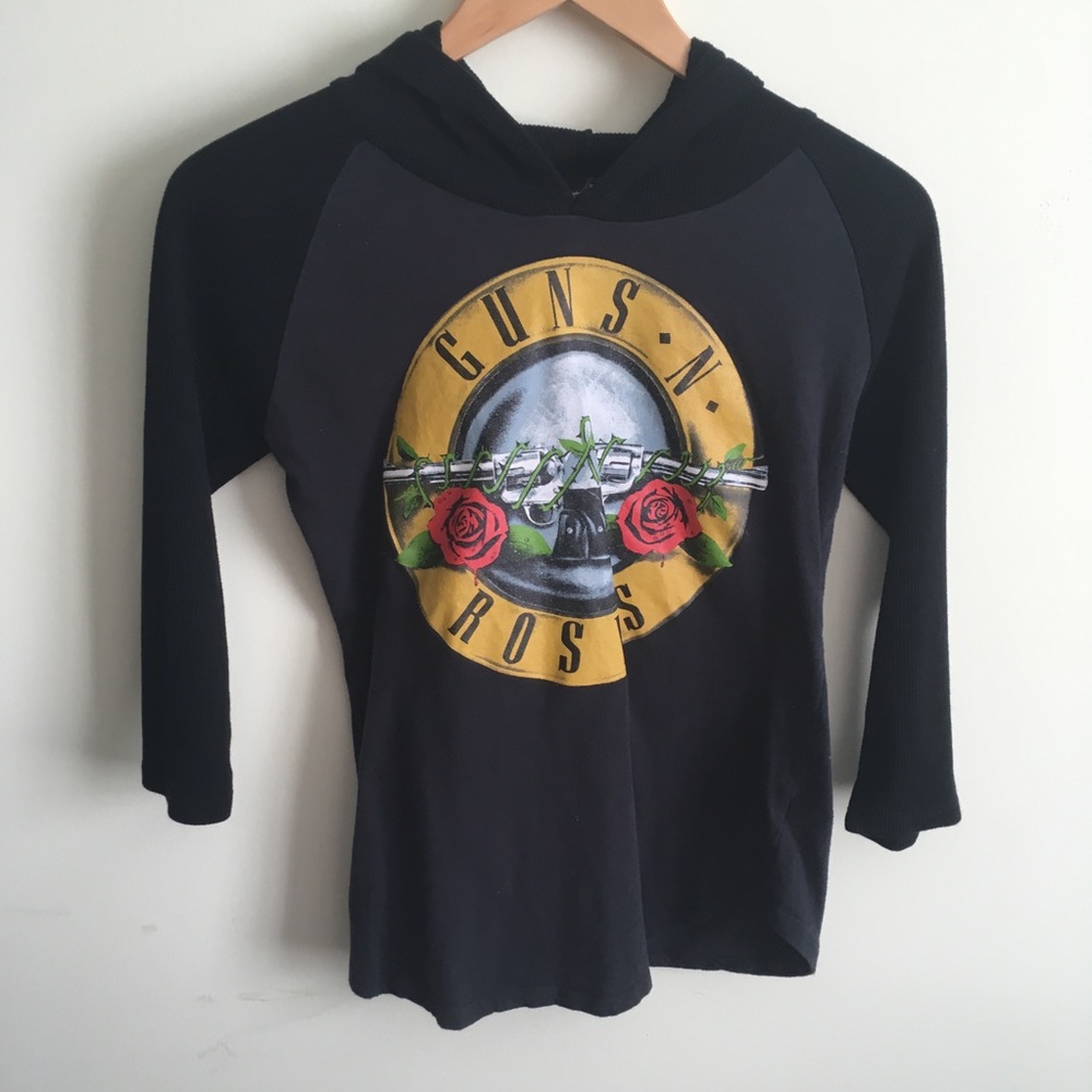 Guns N Roses | Black Thermal Hoodie XS